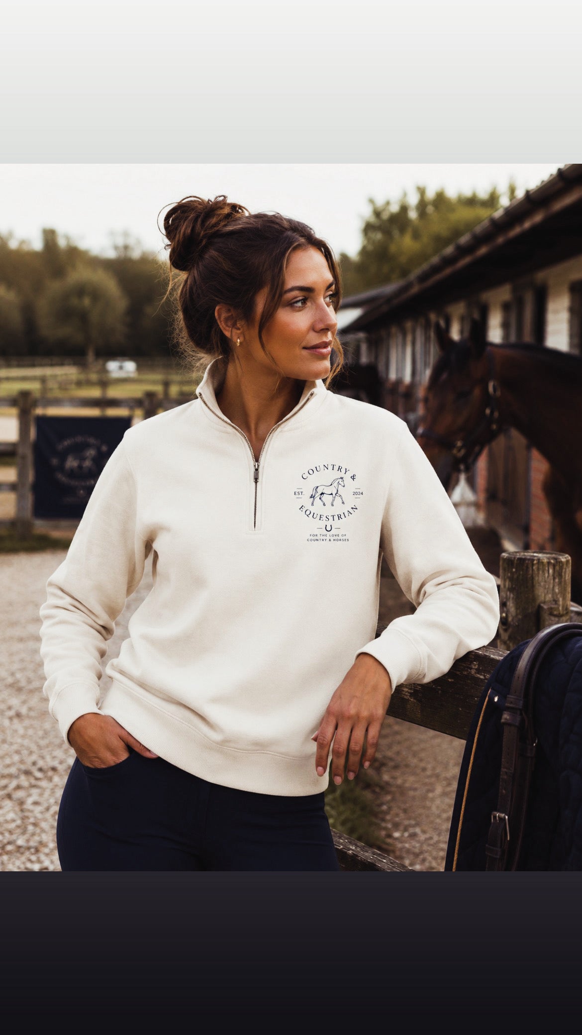 Country & Equestrian 1/4 Zip Sweaters