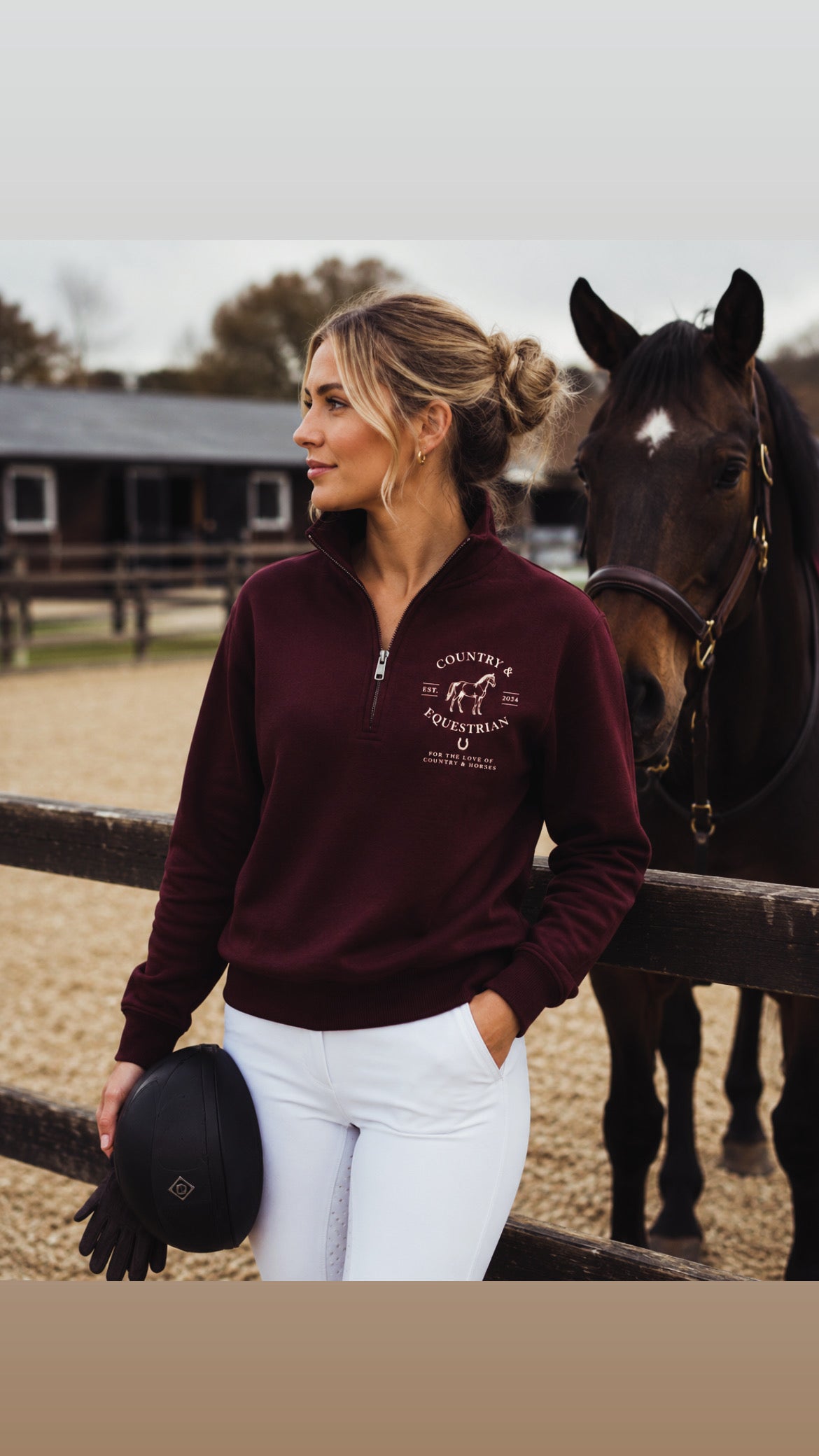 Country & Equestrian 1/4 Zip Sweaters