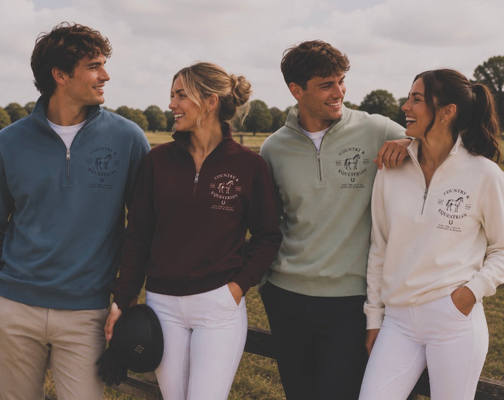 Country & Equestrian 1/4 Zip Sweaters